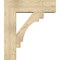 Ekena Millwork Merced Block Rough Sawn Bracket w/ Offset Brace, Douglas Fir, 8"W x 26"D x 30"H BKT0806X26X30MRC05RDF - alternate 3